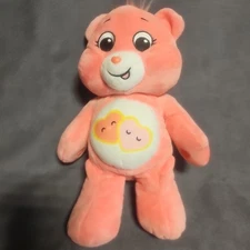 Care Bear Pink Love-A-Lot Plush Basic Fun Bear 11" EUC Smoke/Oder Free