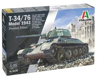Modell Panzer T-34/76 Mod. 1943 Premium Ausgabe Italeri 6570 1/35èMe Modell Ch