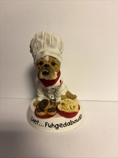 Rare Zelda Wisdom Bulldog Figurine Diet FUHGEDABOUDIT Bulldog Chef Junkfood