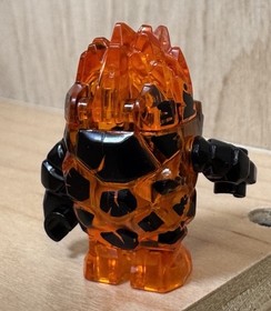 LEGO Power Miners Minifigure Rock Monster Firax Trans-Orange 8189, 8191 Orange