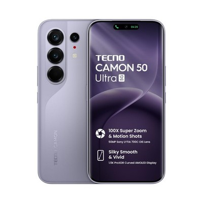 Tecno CAMON 50 Ultra 5G Misty Purple 8GB 256GB 100X Super Zoom & Global Version