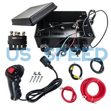 12V 500A Winch Solenoid Contactor Relay W/Box and Winch Hand Control Kit