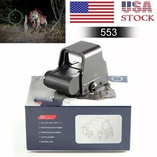 Red Green Dot Reflex Sight Scope Tactical Holographic Optic 20mm Rail 553 Series