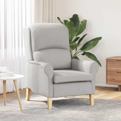 fauteuil tissu moderne Sièges Contemporains Salon confortable stylé vidaXL vidaX - Photo 1/4