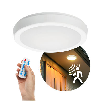 Deckenleuchte LED NAIROS G2 LX 18W 3CCT + Fernbedienung weiß Bewegungssensor 