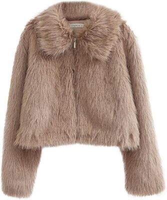 t4423　SHAREEF ECO FUR LONG COAT t4423 SHAREEF ECO FUR LONG COAT FITORON Women Faux Fur Coat