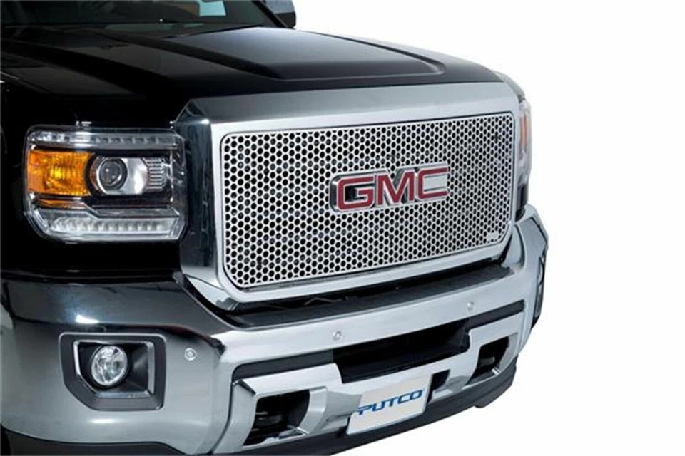 Putco 84202 Punch Stainless Steel Grilles for 2014-2019 GMC Sierra 2500/3500 - Image 2 of 2