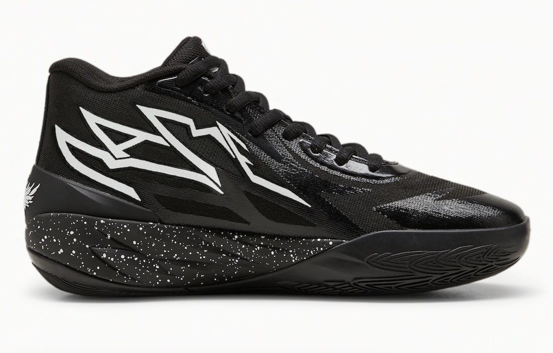 Puma Lamelo Ball MB.02 'Oreo' Black Size 13 Men's Basketball Shoes  379420-01 New | eBay