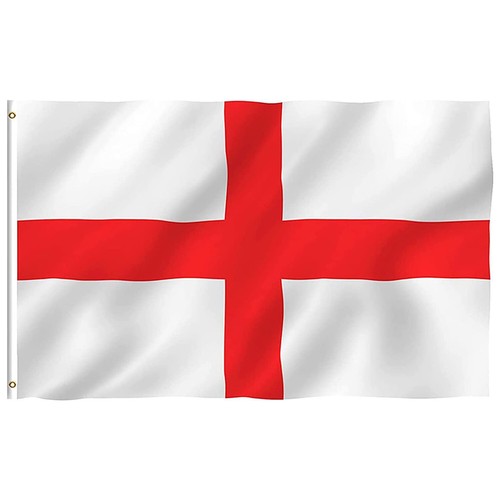 5x3' 8x5' 3x2' Large Polyester England Flag St George Cross Football Sport Flags - Picture 2 of 12