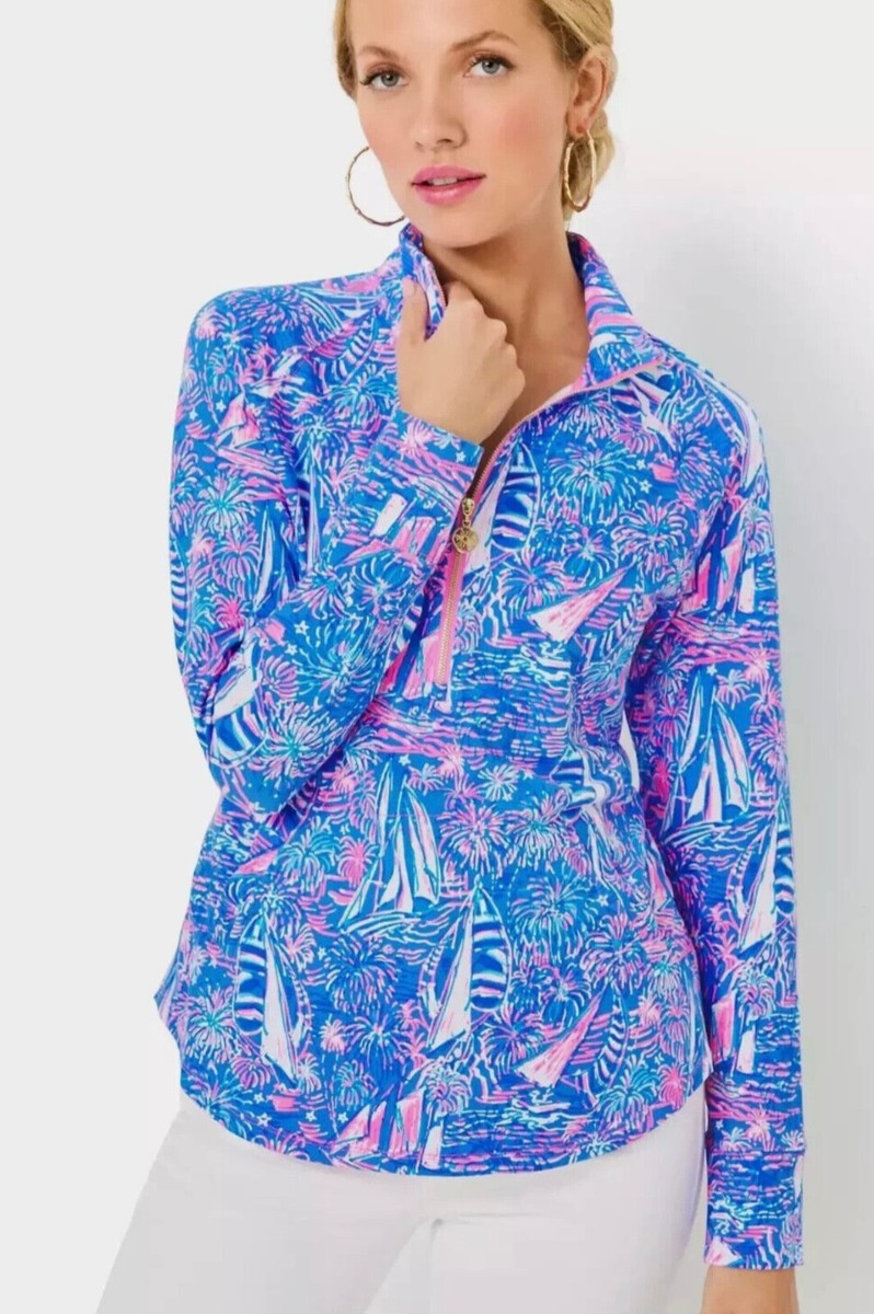 Lilly Pulitzer NWT UPF 50+ Skipper Popover ITS A SAILABRATION Size