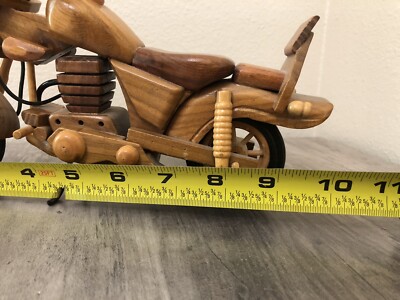 Harley Davidson Wooden Motorcycle Model, handcrafted , Beautiful