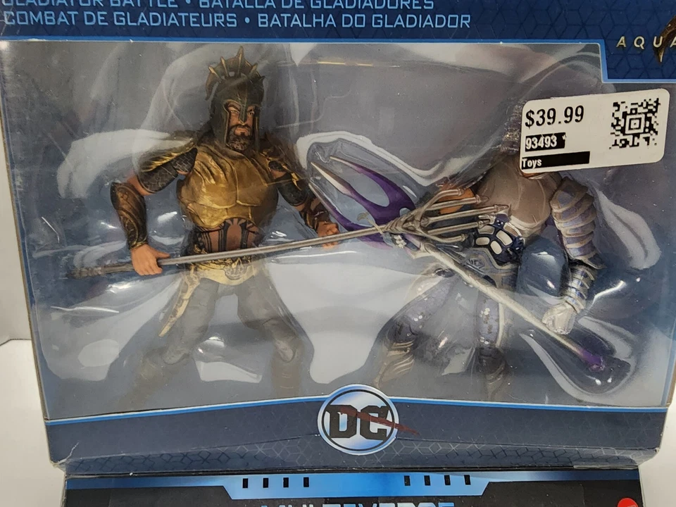 DC Comics Multiverso Aquaman Gladiador Batalla Aquaman vs Orn Paquete de 2 Nuevo  Foto 2 de 4