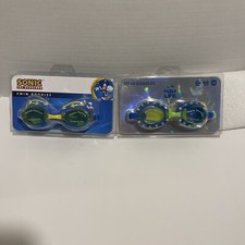 NEW Sonic the hedgehog, swim goggles and H2O life swim goggles children  s 3 