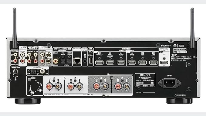 DENON DRA-900H AVアンプ シルバー Denon DRA-900H SP Network Stereo Receiver Premium Silver 8K HEOS
