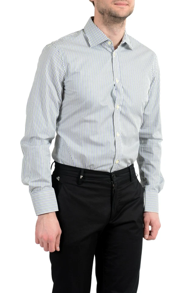 Dsquared2 Men's Striped Long Sleeve Casual Shirt - Image 3 of 4