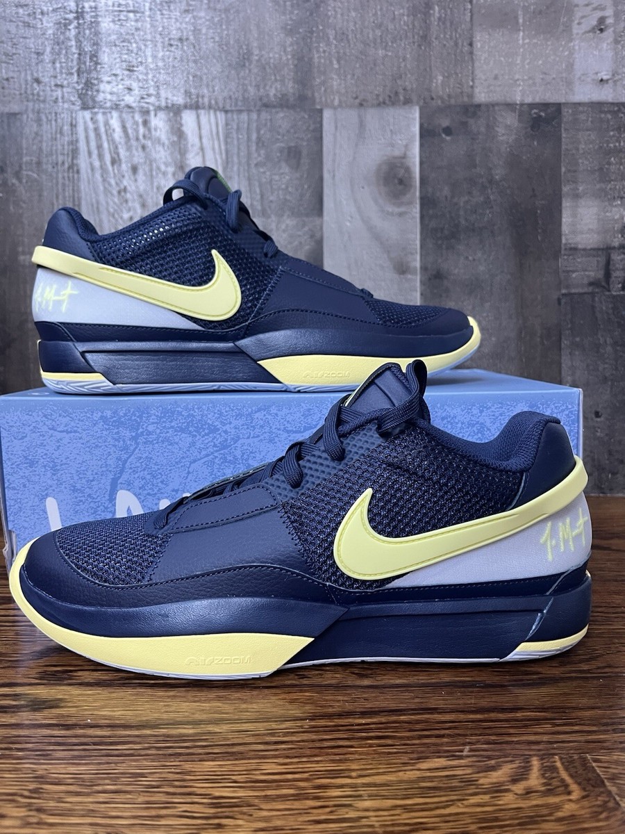 Nike Ja 1 Basketball Shoes Midnight Navy Laser Size 10 Ja Morant