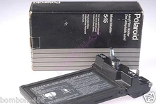 POLAROID 545 SHEET FILM BACK WITH ORIGINAL BOX. XLNT CONDITION! 