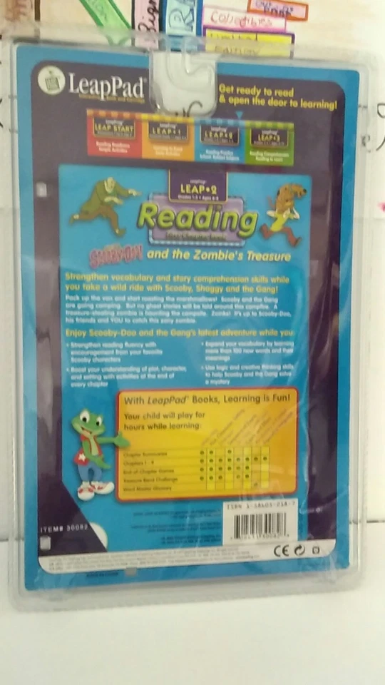 New Leap Frog Leap Pad Book & Cartridge Scooby Doo Zombie's Treasure Grade 1-3 - Image 2 of 4