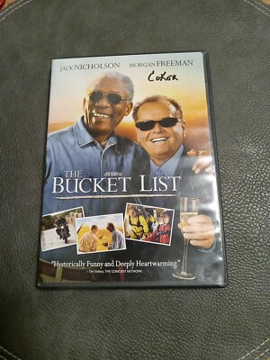 The Bucket List (DVD, 2008) Morgan Freeman Jack Nicholson Hilarious Movie 