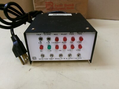 Basler Electric BE1-79M Test Box , 9-1701-14-100