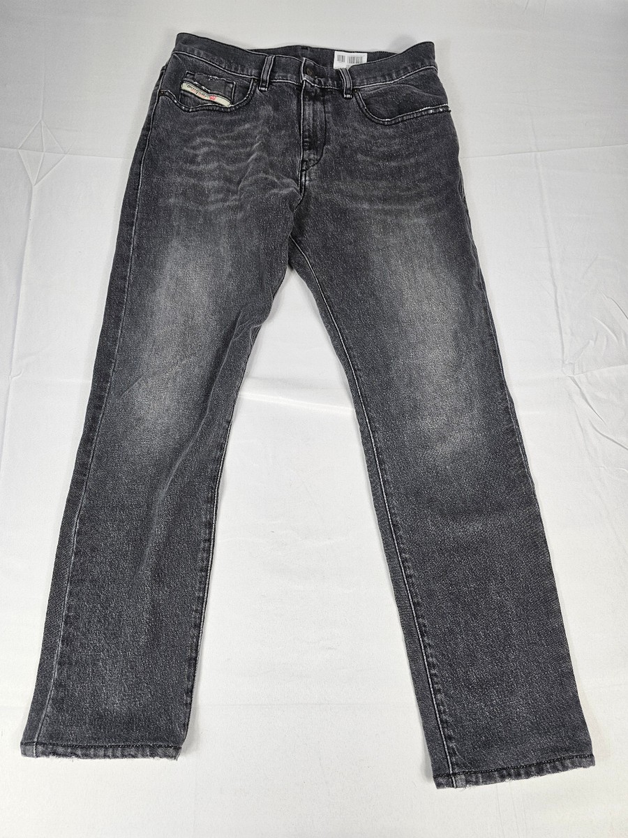 Diesel 2019 D-Strukt Slim Fit Stretch Jeans Hose denim grau 30