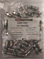 PCT 37pcs PCT-DRS-59 SNAP-N-Seal Compression Fitting F CONNECTORS RG59 Cable