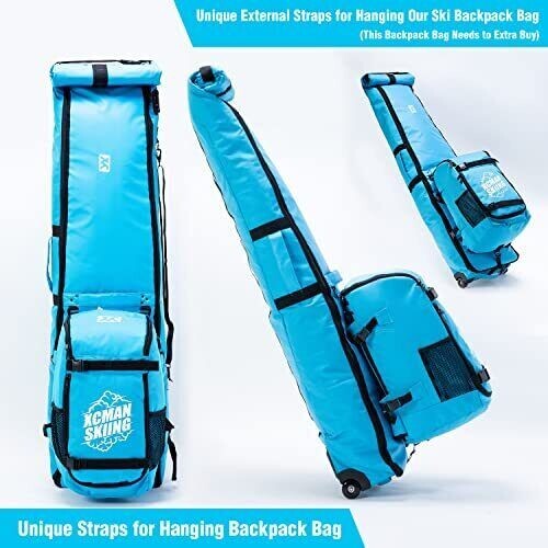 XCMAN Padded Snowboard Bag With Wheels And Lock,Road Trips And Air Plane Travel