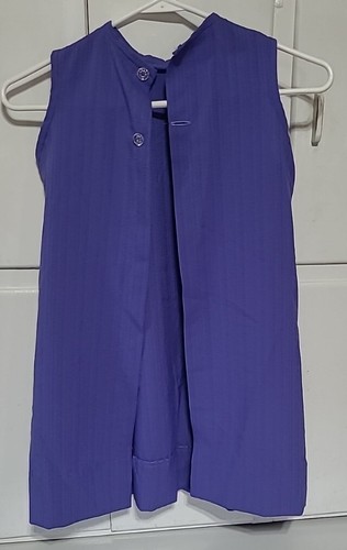 Authentic Amish Girls Dresses/Aprons. Lot Of 3. Black, Blue, Purple. Size 6. - Picture 13 of 19