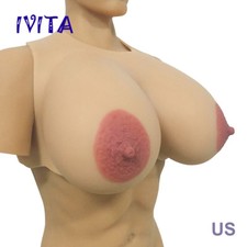 Big Nipple Full Silicone Boobs 3300g/set Big Crossdresser H cup for CD TG