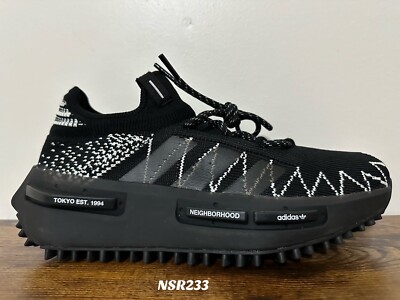 ADIDAS NMD_S1 KNIT x NEIGHBORHOOD BLACK BONE WHITE ID4854 SIZE 7.5