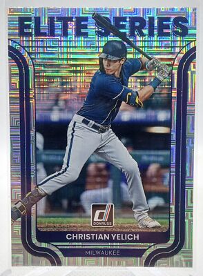 2022 Donruss #ES-2 Christian Yelich Elite Series Vector