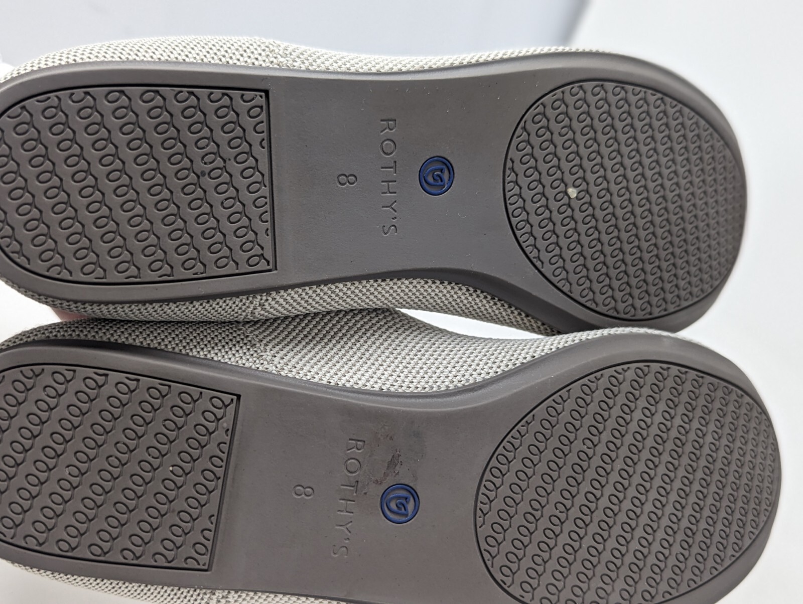 ROTHY'S THE FLAT Solid Light Gray Ballet Shoes US… - image 6