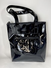 See By Chloe Black Pvc Tote Handbag