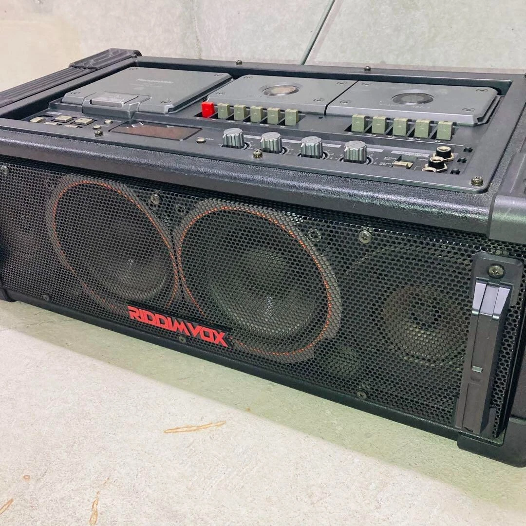 Personal PA system Panasonic CD radio cassette guitar bass