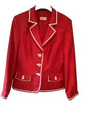 Basler Ladyās, Scarlet, Blazer-style Jacket Size 12 Never Worn & Immaculate.