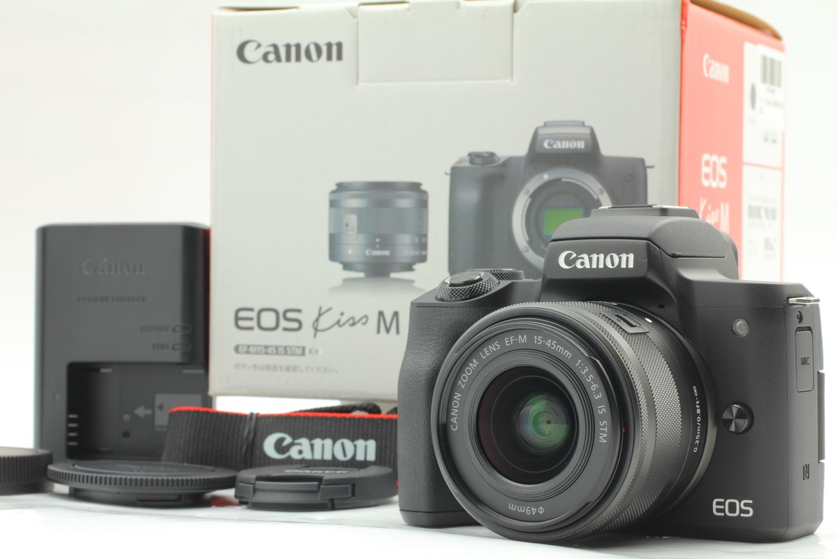 Canon Eos Kiss M レンズEF-M15-45 STM kit レンタル - Canon(キヤノン)EOS Kiss M2 EF-M15-45 IS STM