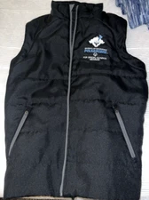 Vintage NORTH END Warm Logik Black Ranger Boat Vest Jacket Men's Large