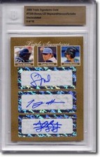 JASON HEYWARD Tommy Hanson Jordan Schafer * Rookie Autograph BGS Auto RC #/10