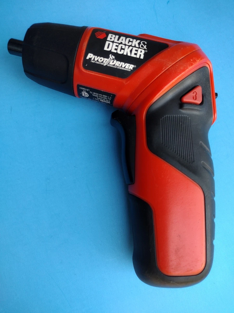 Black & Decker PD400LG PIVOTDRIVER Cordless Rechargeable Screwdriver 