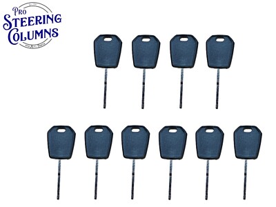 FITS FORD CHIP LESS UNCUT H128 KEY SHELL HU101 KEYWAY 10 PACK NEW | eBay