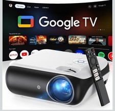 HAPPRUN Projector  UHD 4k Official Licensed Google TV Smart Projector Wifi Apps