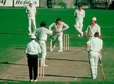 Derek Randall and Dennis Lillee Australia v England Centenary Test- Old Photo