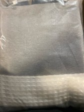 Madison Park Grey Waffle Weave Shower Curtain, 72"x72", with 3M Scotchgard