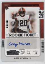 2021 Panini Contenders Rookie Ticket Greg Newsome II #155 Auto 1r4t
