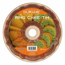 Fluted Bundt Cake Pan 24cm Non-Stick Carbon Steel Ring Baking Mould Tin Cookware