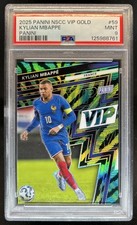 2025 Panini NSCC VIP Gold Packs Kylian Mbappe Panini #59 PSA 9 Mint France