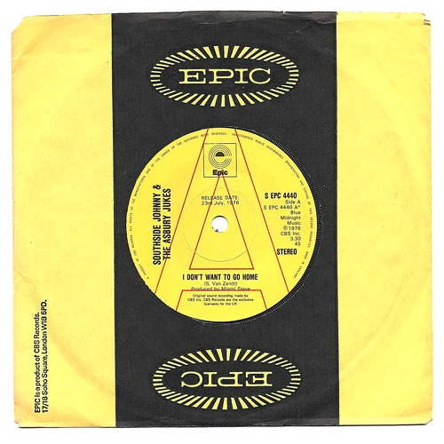 SOUTHSIDE JOHNNY ASBURY JUKES I Don't Want To Go 7" Rare Promo Bruce Springsteen