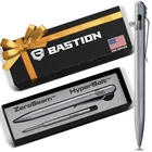 BASTION Slim Titanium Bolt Action Pen | Grade 5 Ti-6Al-4V | CNC Machined