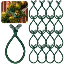 16 Pcs 20 Inches Christmas Velvet Garland Ties Decorative Banister Twist Ties...
