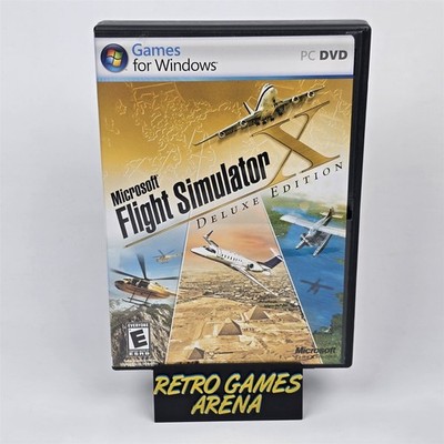 Microsoft Flight Simulator X: Deluxe Edition (PC DVD-ROM) CIB COMPLETE